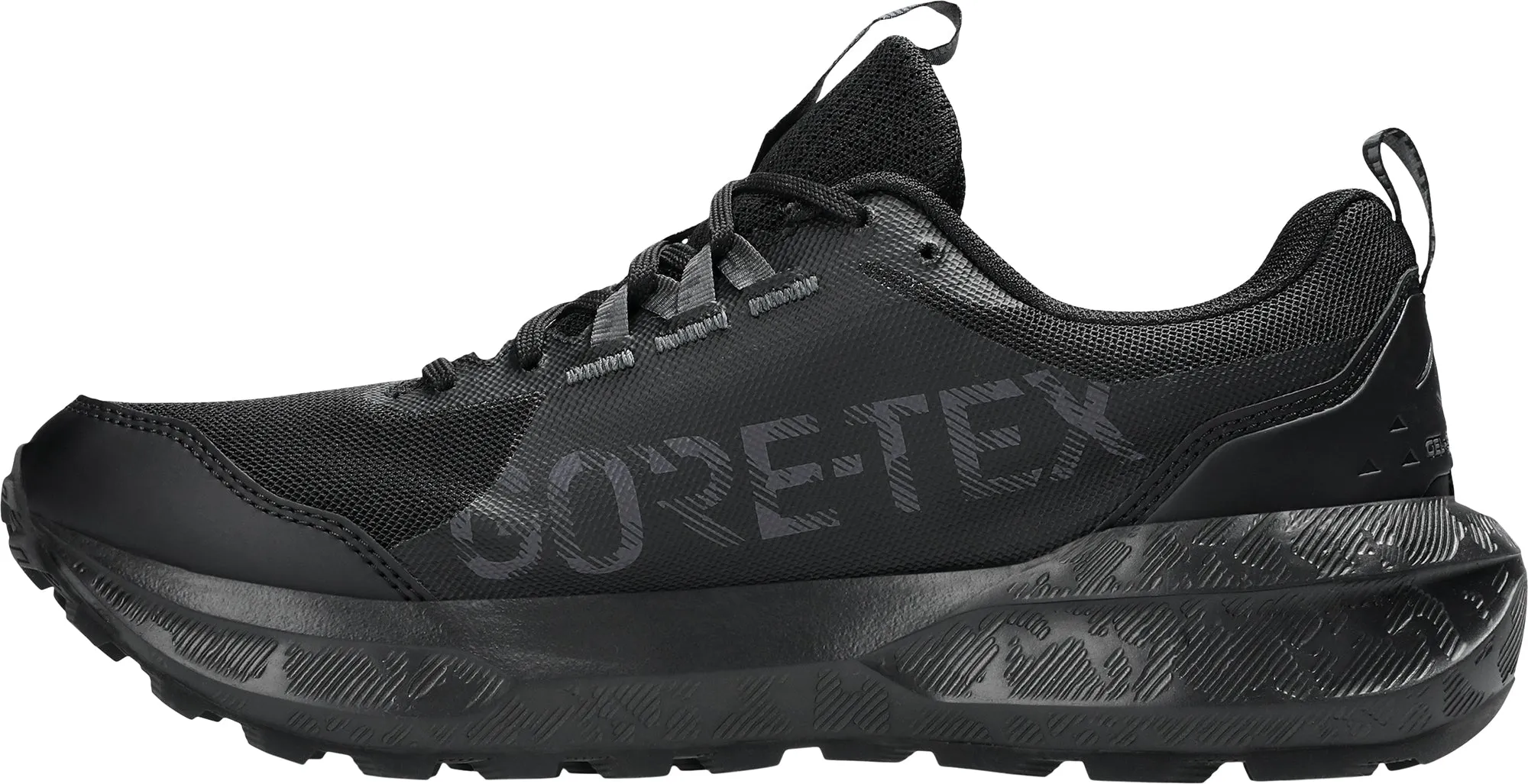 Pressure Distribution Tech Wet Surface Running Asics Gel Sonoma 8 GORE-TEX Womens Trail Running Shoes - Black