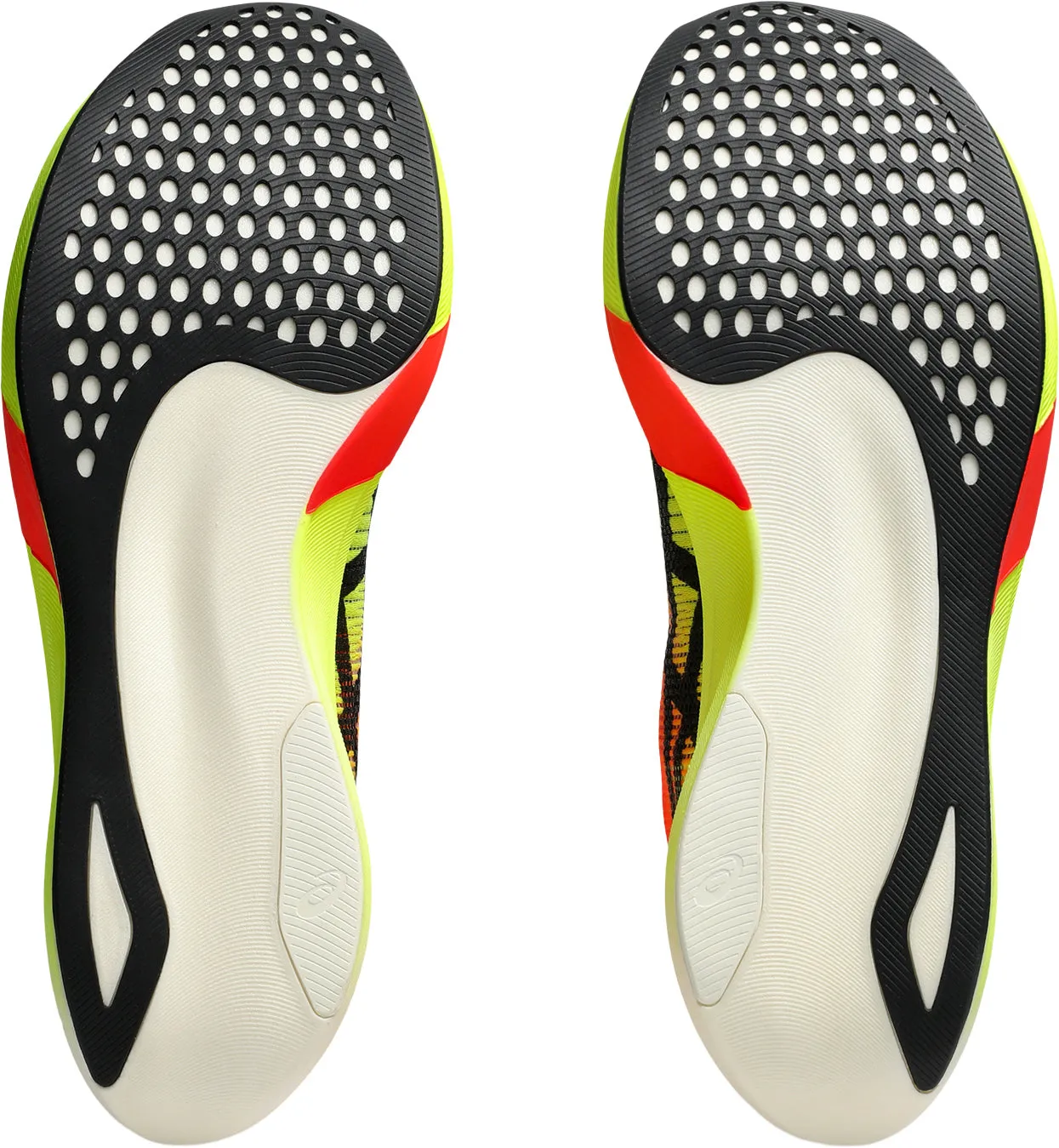 Adaptive Heel Lock Secure lacing system Asics MetaSpeed Edge Paris Running Shoes - Yellow