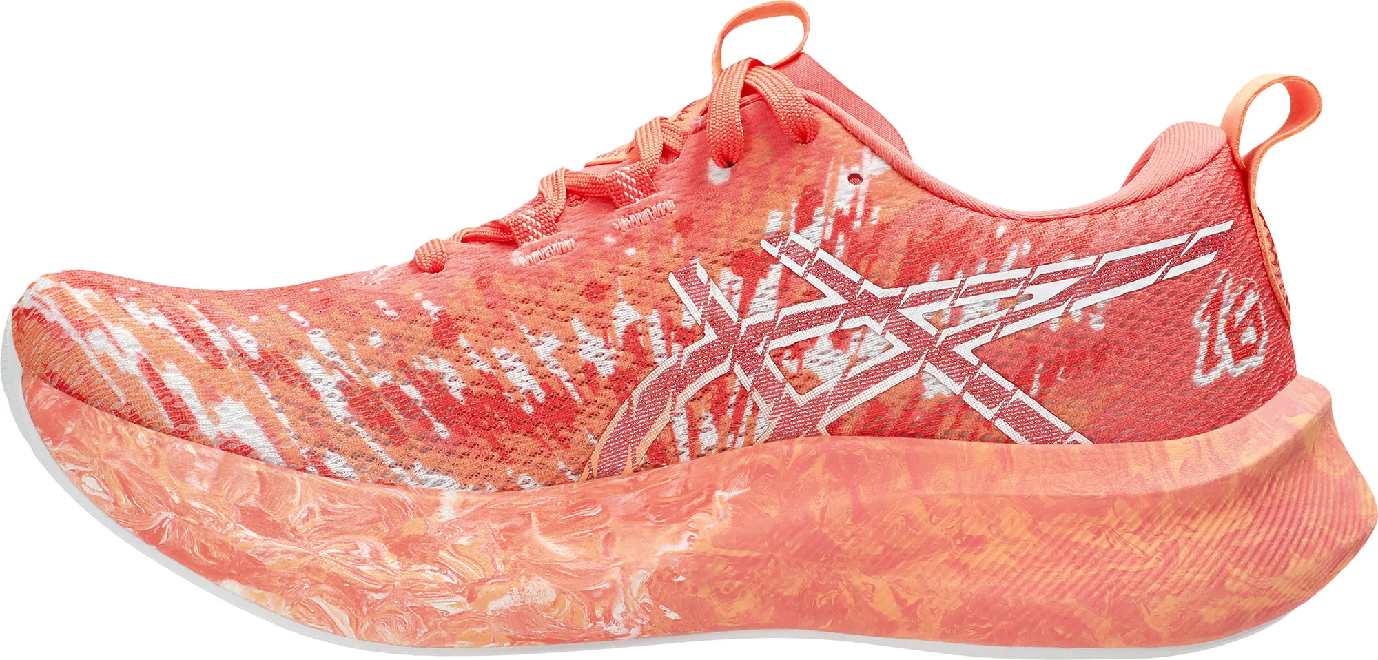 Ankle Collar Padding Asics Noosa Tri 16 Womens Running Shoes - Orange