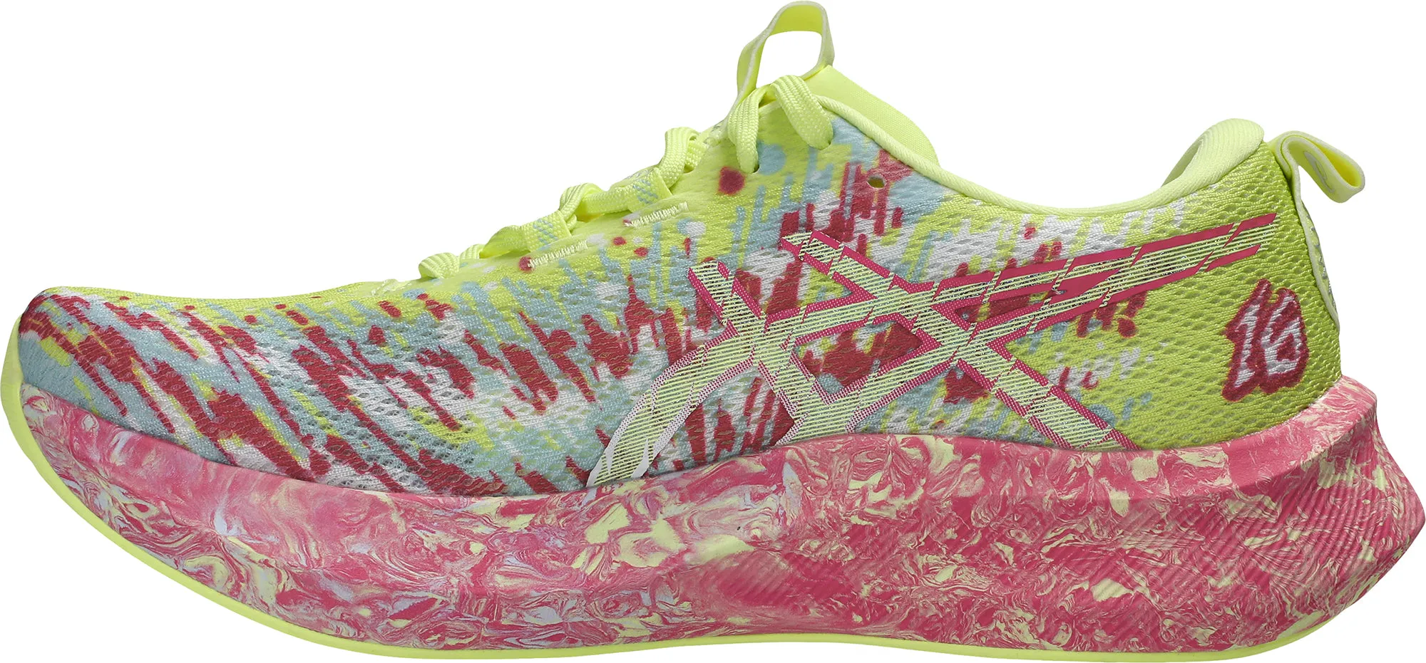 Asics Noosa Tri 16 Womens Running Shoes - Yellow Hyper Elastic Outsole Compound Tongue Anchor System