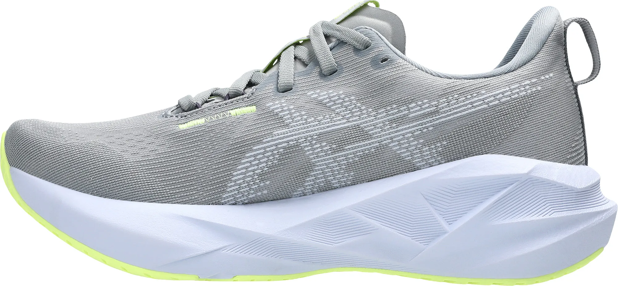 Stretchable Material Reinforced toe Asics NovaBlast 5 Womens Running Shoes - Grey