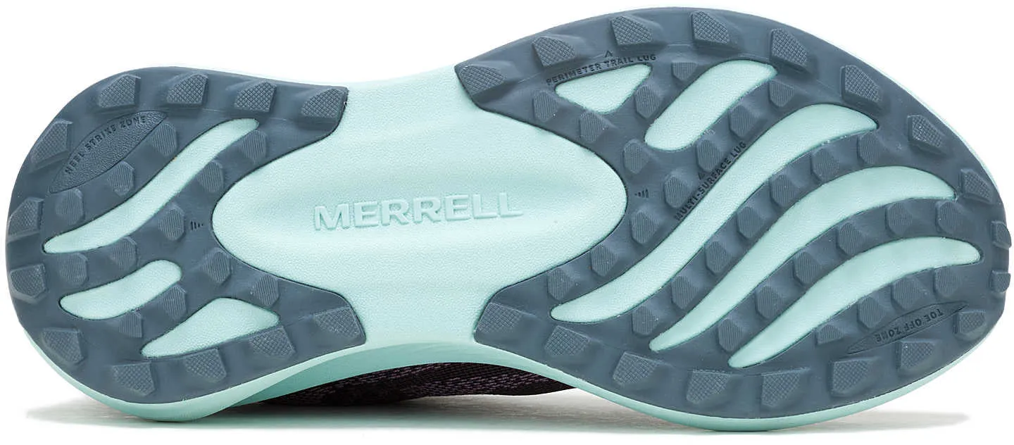 running in a famous bridge area shoes Merrell Morphlite GORE-TEX Womens Trail Running Shoes - Purple