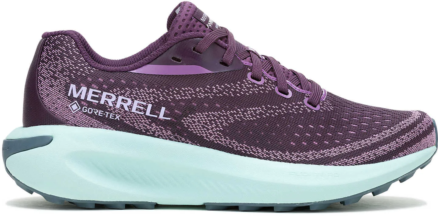 ventilated design shoes Frictionless Collar Padding Merrell Morphlite GORE-TEX Womens Trail Running Shoes - Purple