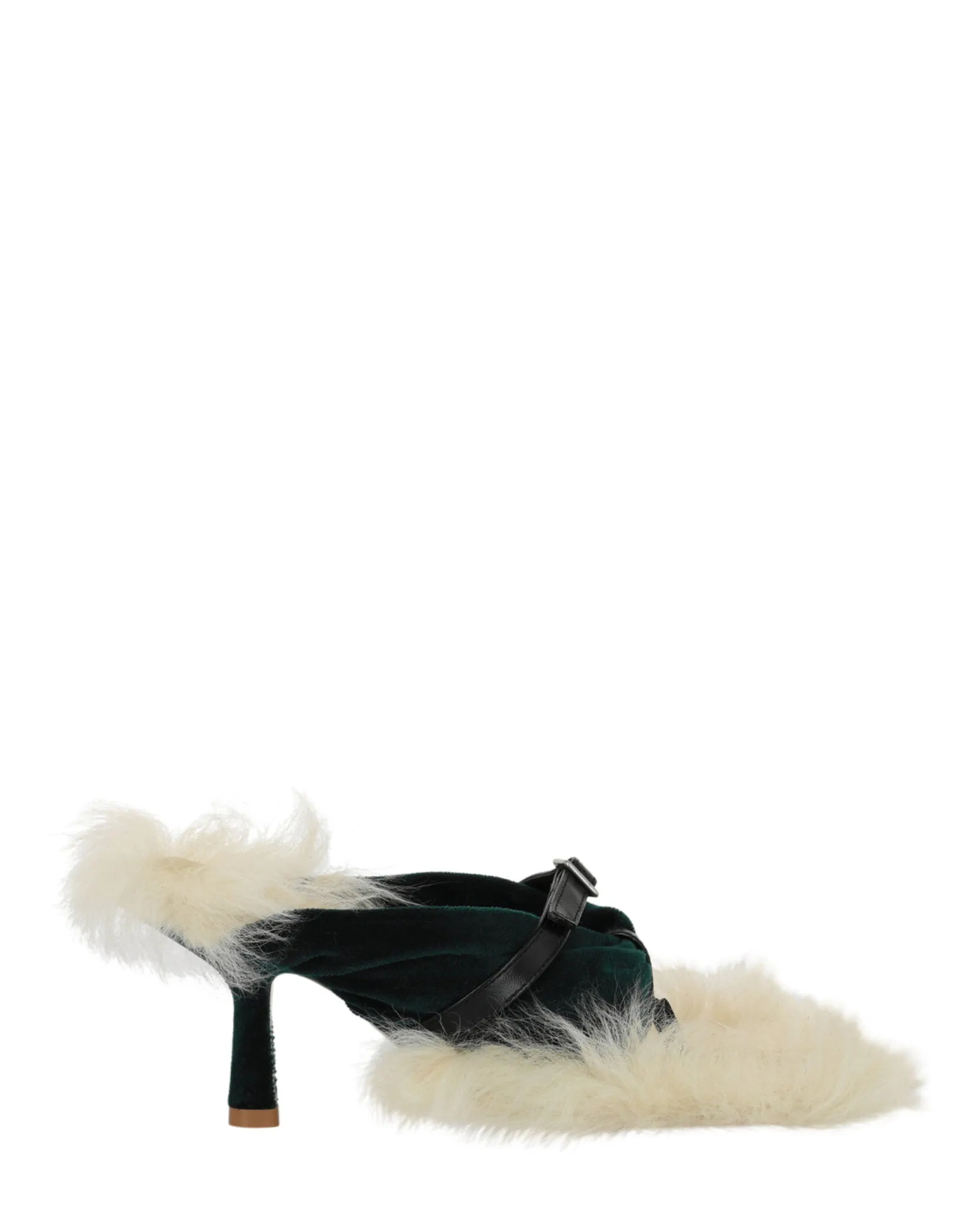 Elastic Band Step Post Heel Sandals