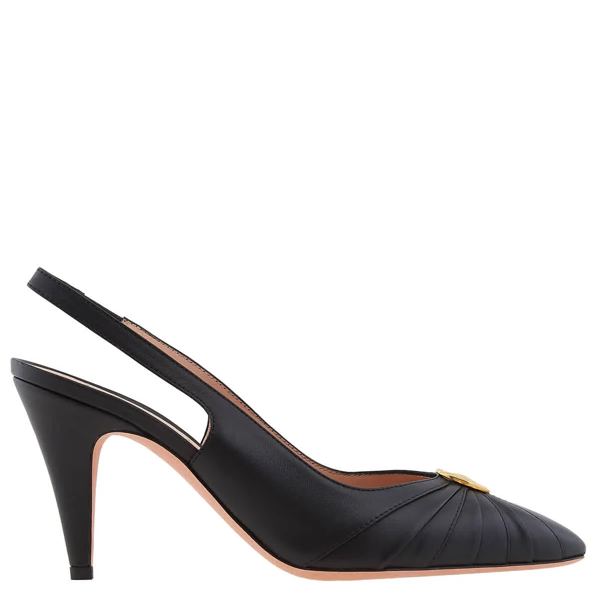 Bally Jolene Slingback Leather Pumps Comfortable Soles