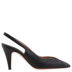 Bally Jolene Slingback Leather Pumps Comfortable Soles