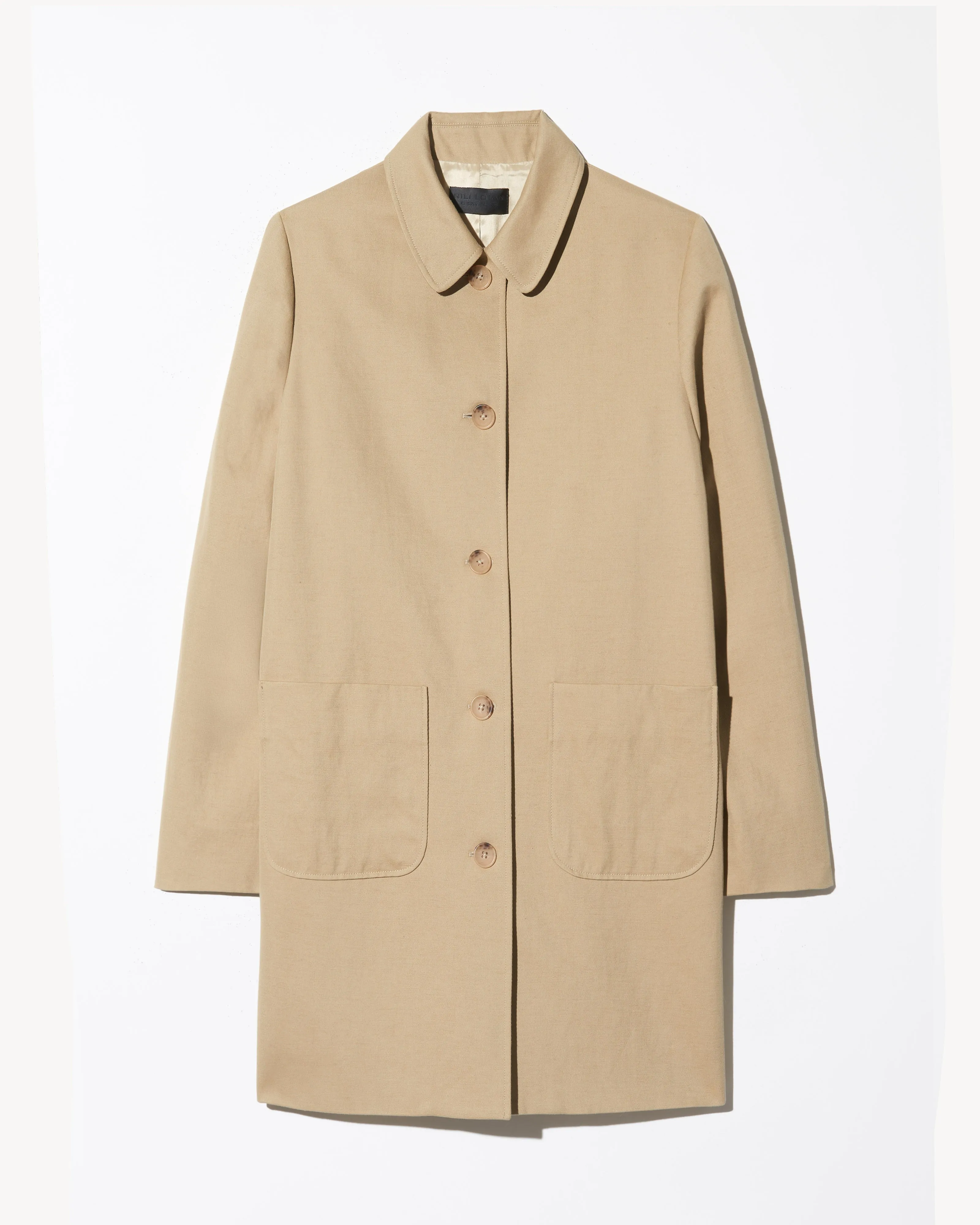BALZAC SHORT DUSTER COAT Airtight Seam Sealing Frictionless Zipper Tracks