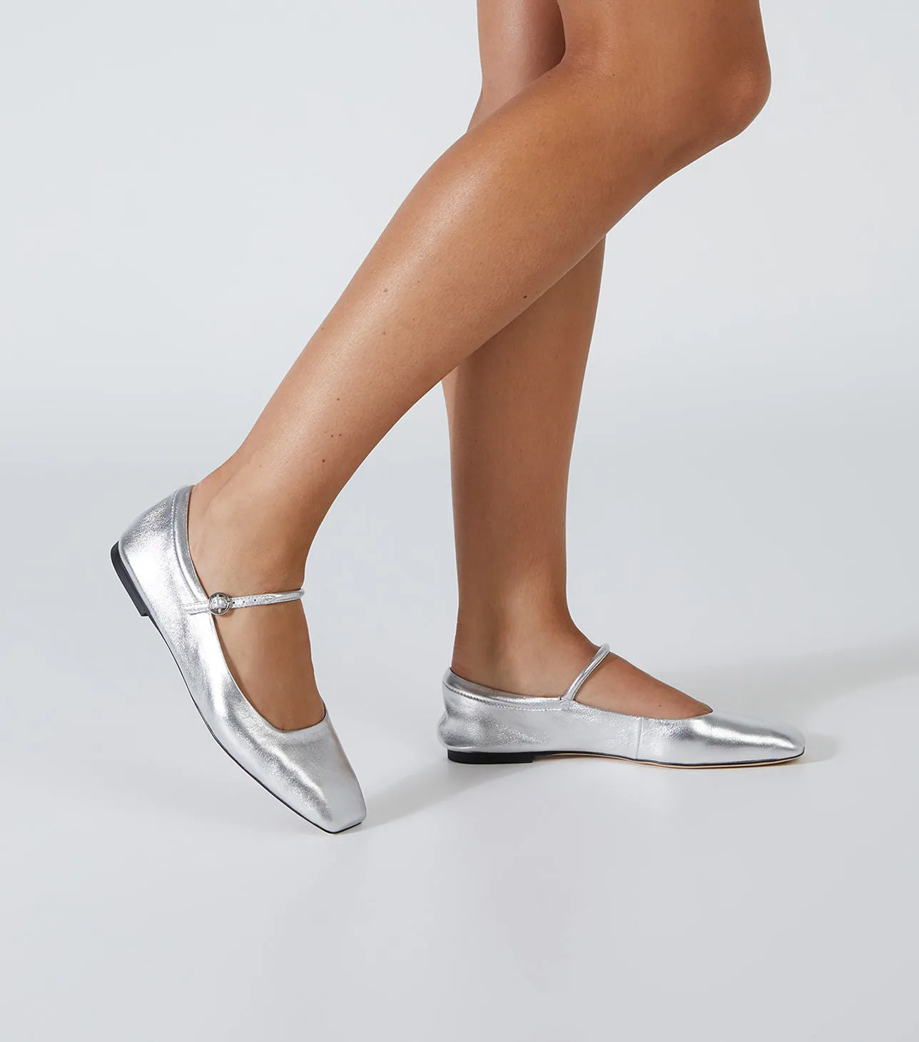 Fashion Ease Shoes Bambi Silver Shimmer