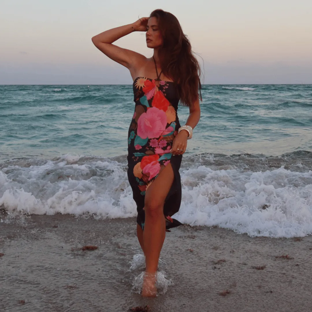 Beach Bar Strapless Dress Light Outfit Fitted Base