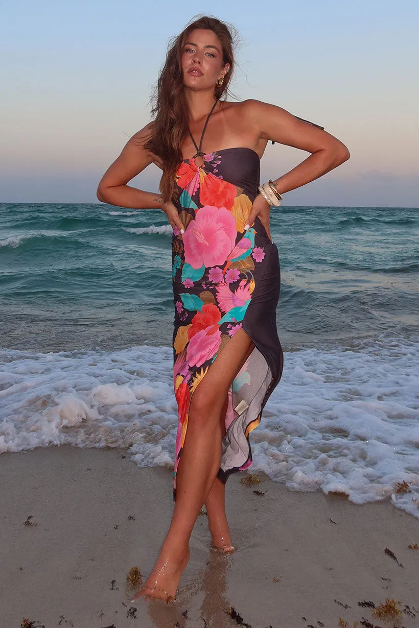 Soft Shine Beach Bar Strapless Dress