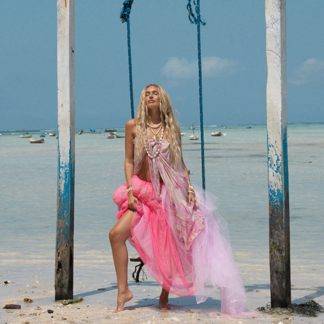 Beach Bar Travel Scarf Aura Core Spark Glow