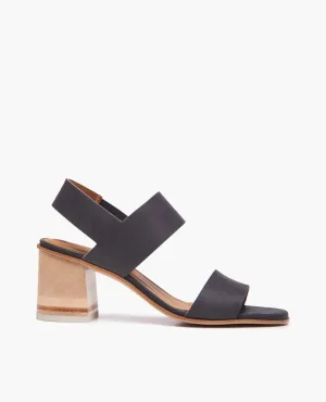 Bedford In Black Comfortable Cute Heels