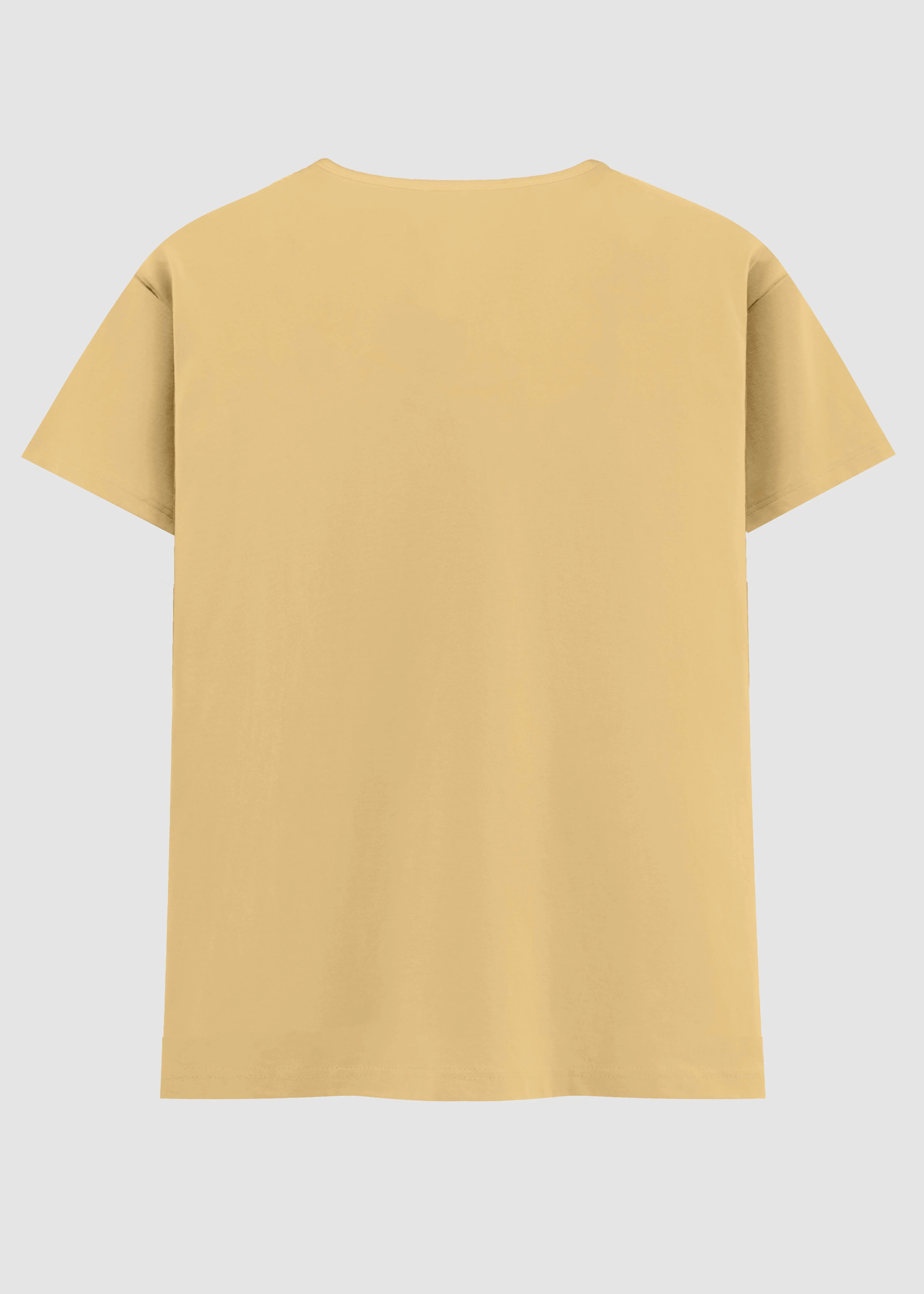 Stylish Look Beige Women's Classic T-Shirt | FC21