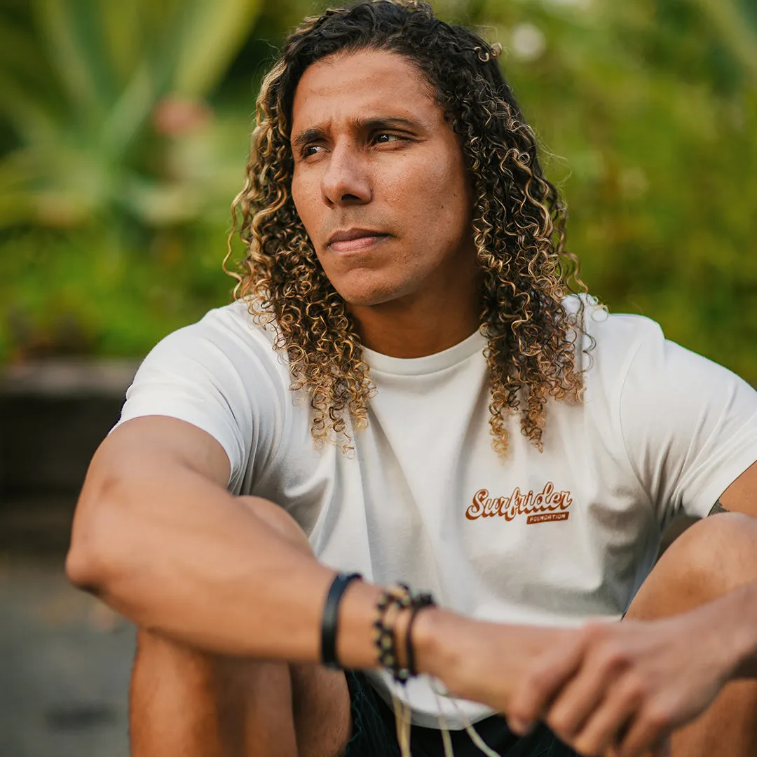 Block Script Tee Seasonal Wear Cool Weather Wear