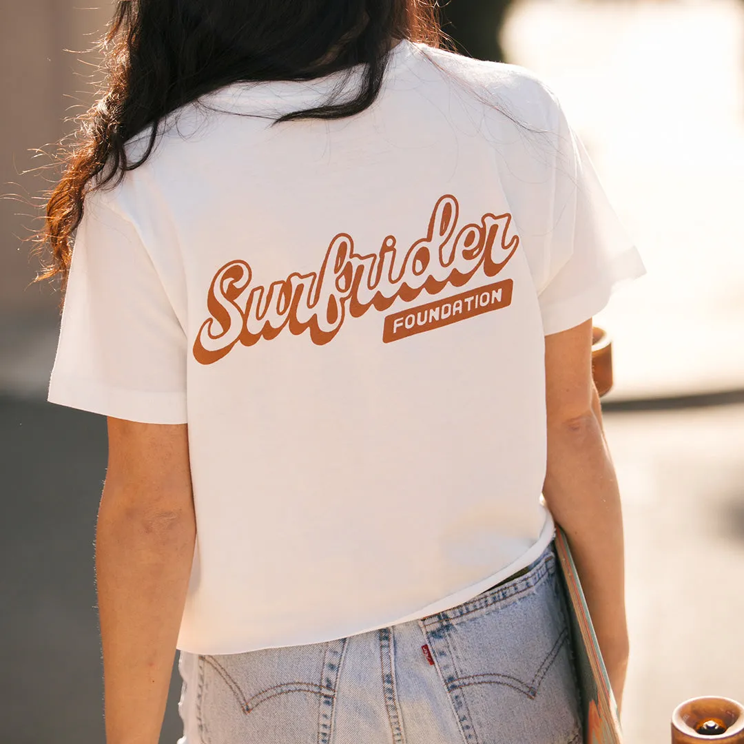 Block Script Tee Comfort Stretch Sleeveless