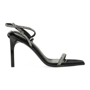 SILVER ELEGANT FEMME SANDAL PUMPS Dainty Heels