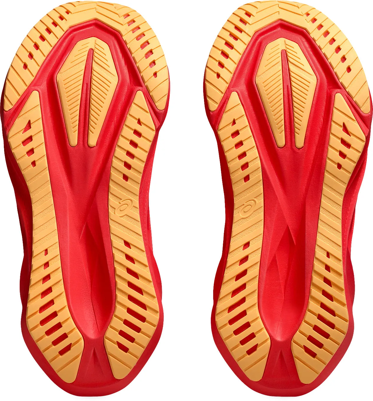 running on sand shoes Hyper Elastic Frame Asics NovaBlast 5 Womens Running Shoes - Red