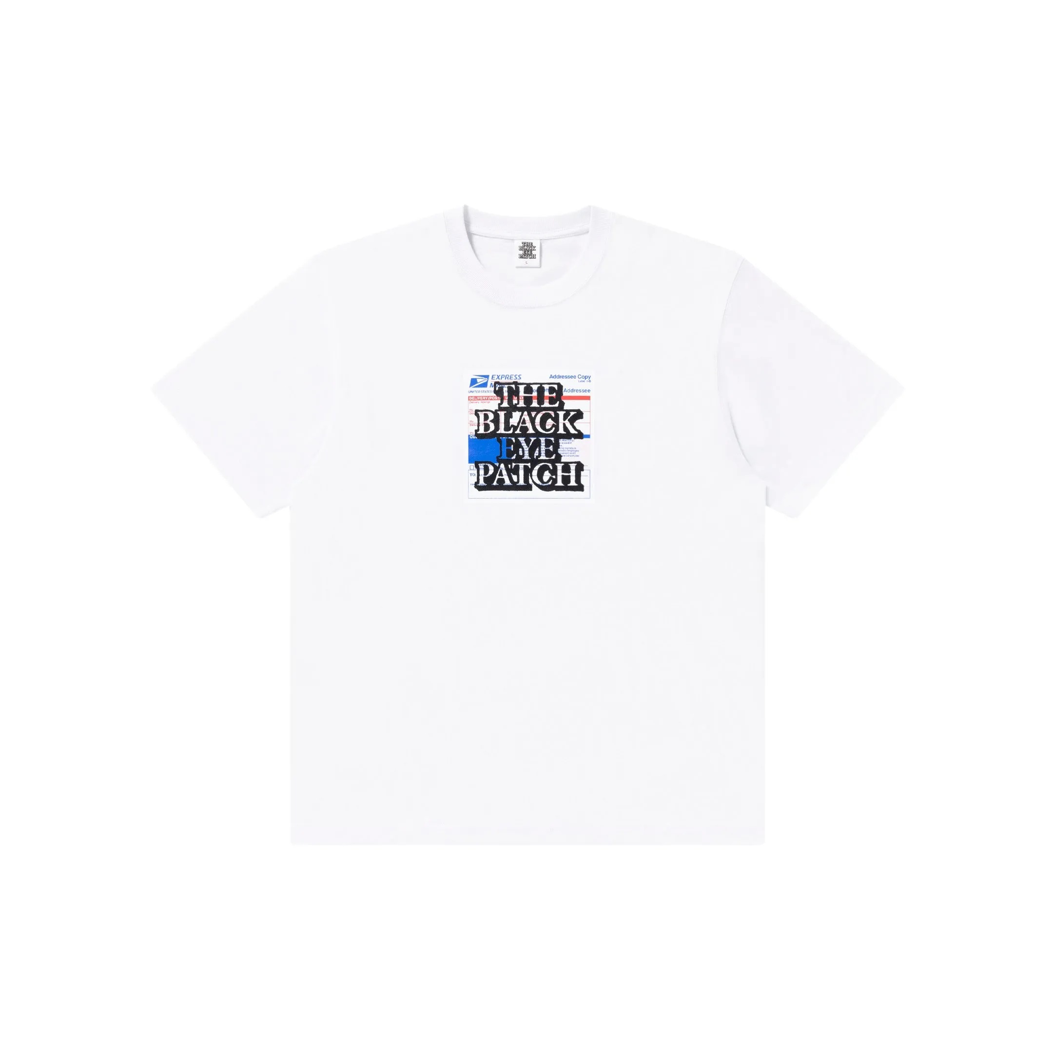 PRIORITY LABEL TEE WHITE theater visit
