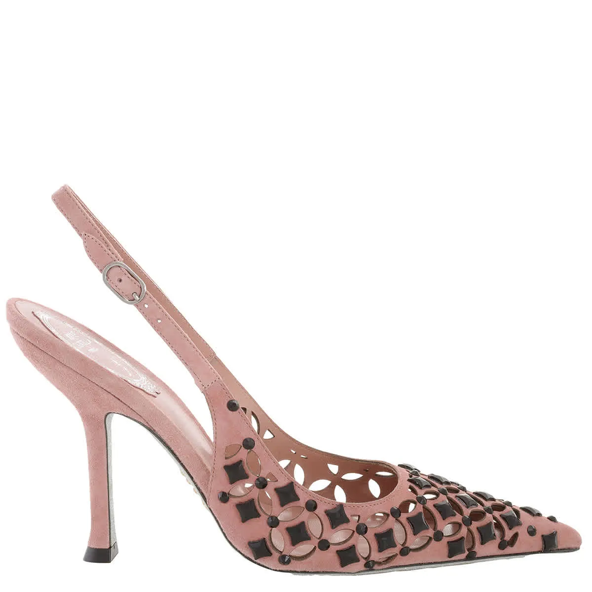 Trendy Footwear Rene Caovilla Petra Point-Toe Slingback Pumps