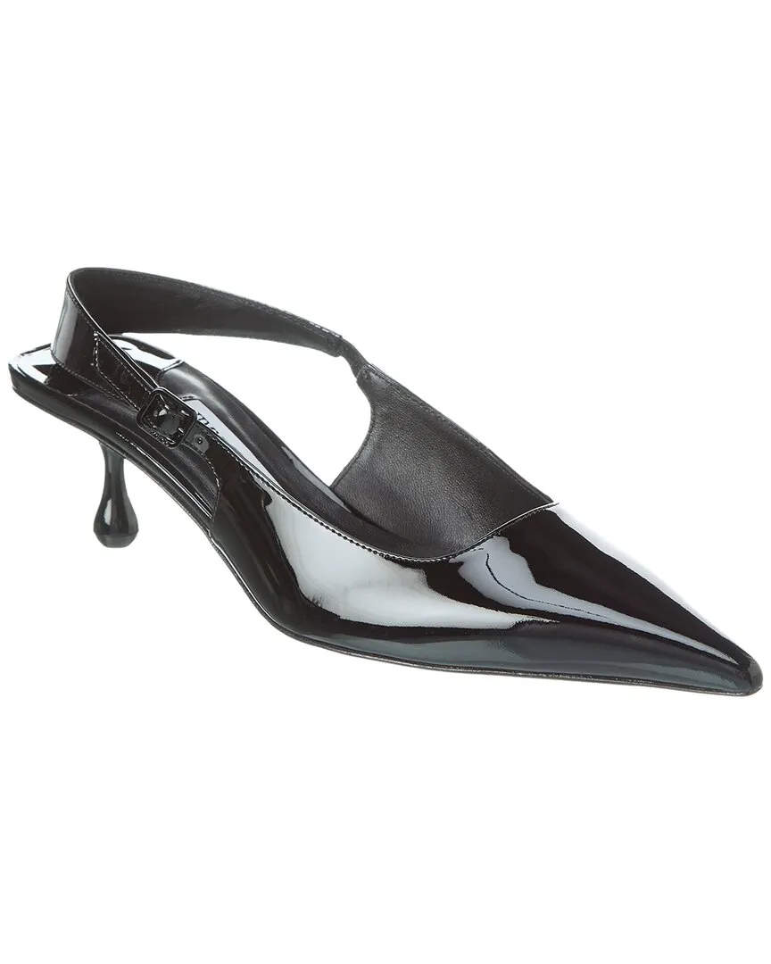 Foot Stability Jimmy Choo Amel 50 Patent Slingback Pump