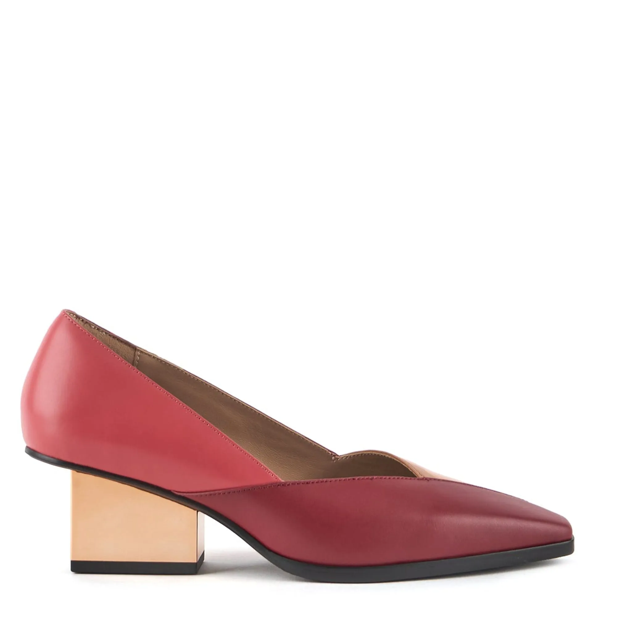 Minimalist Heels Block Heel Layer Raila Mid