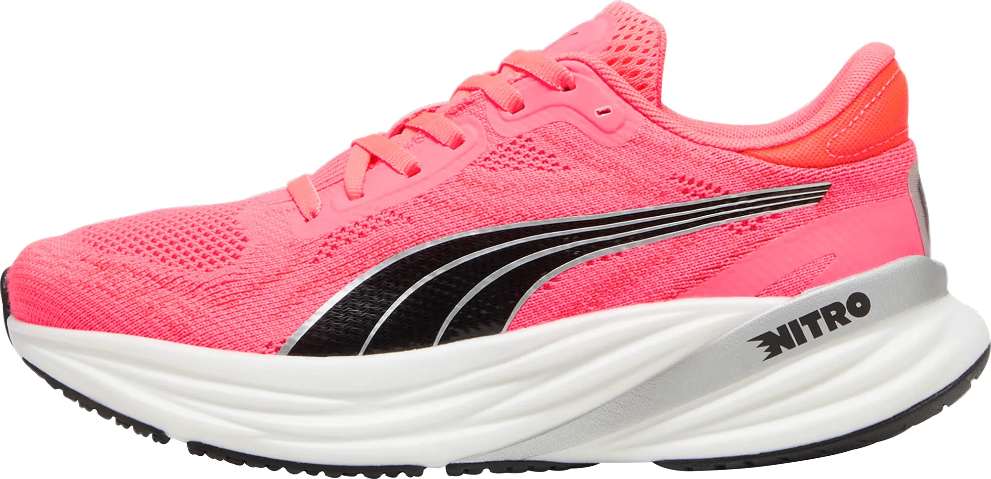 Puma Magnify Nitro 2 Womens Running Shoes - Pink Comfort - enhancing