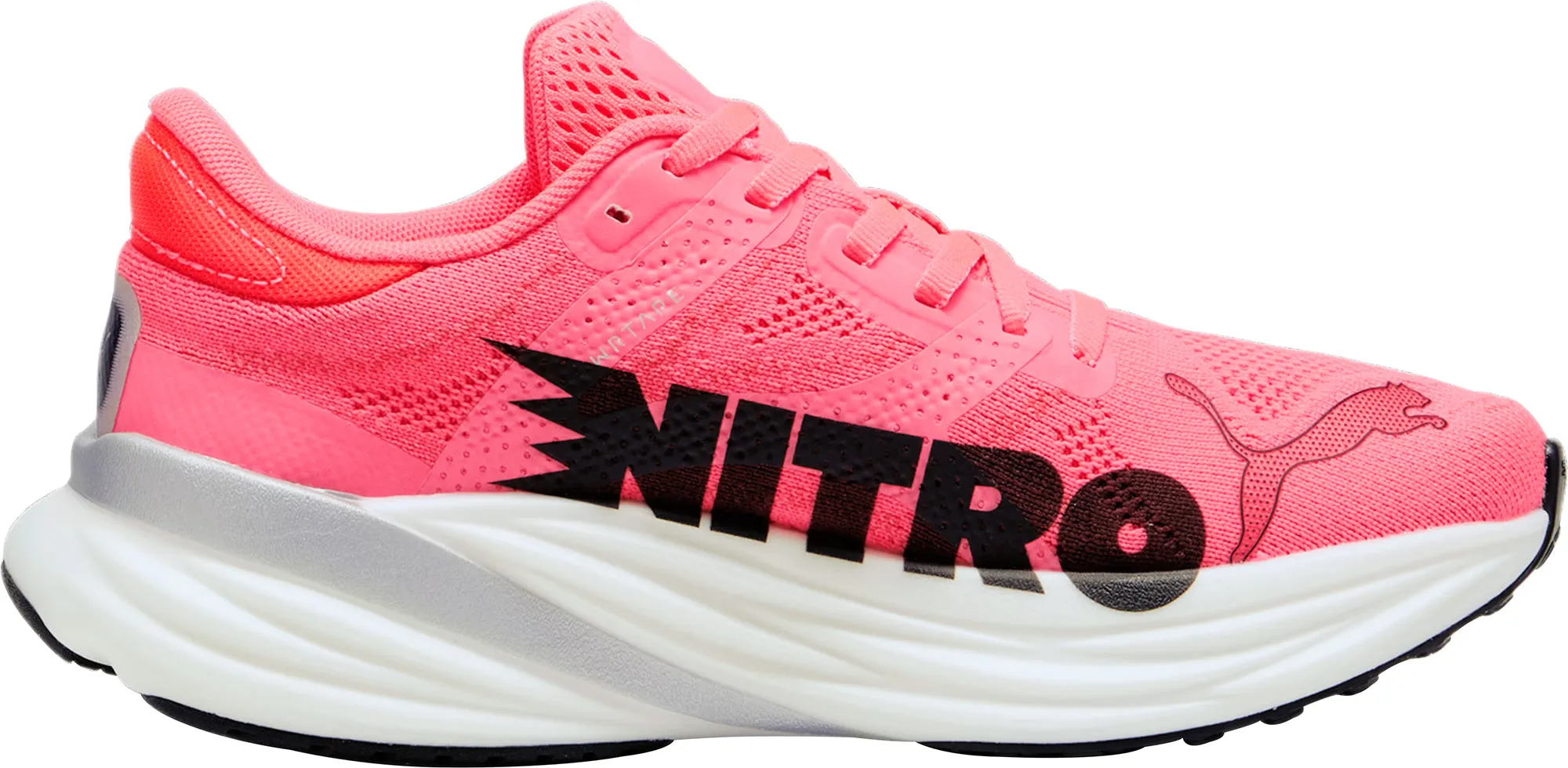 Puma Magnify Nitro 2 Womens Running Shoes - Pink Multi Directional Lugs