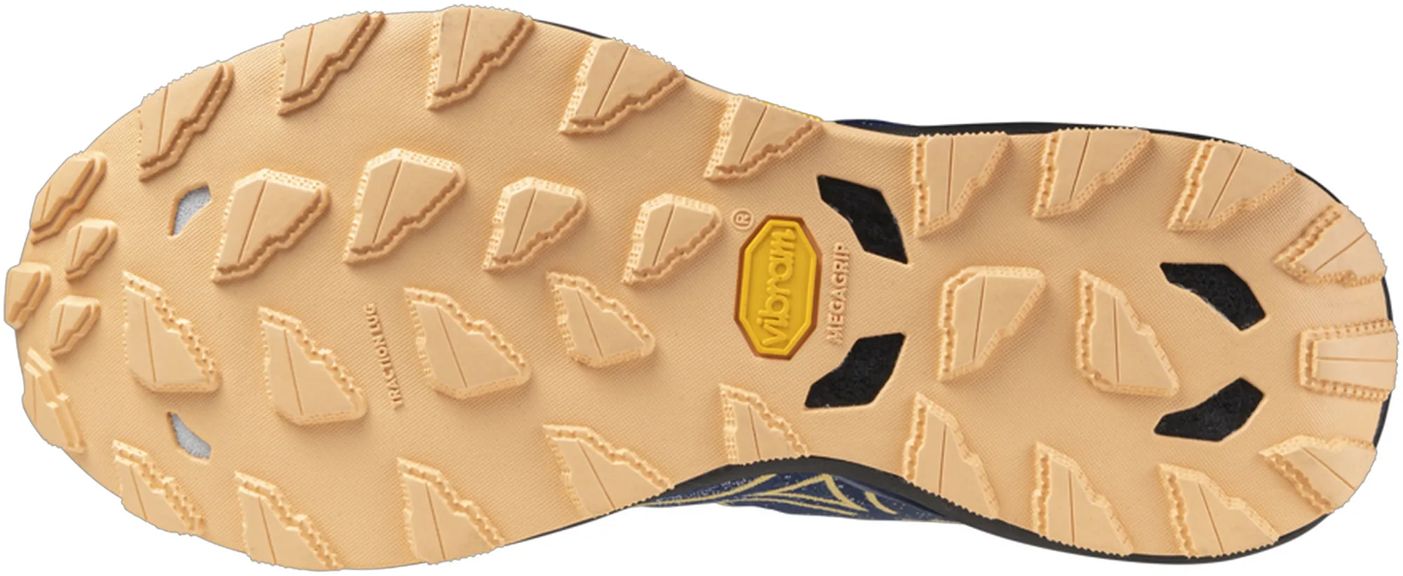 Mizuno Wave Daichi 8 Womens Trail Running Shoes - Blue Rocker Geometry Sole