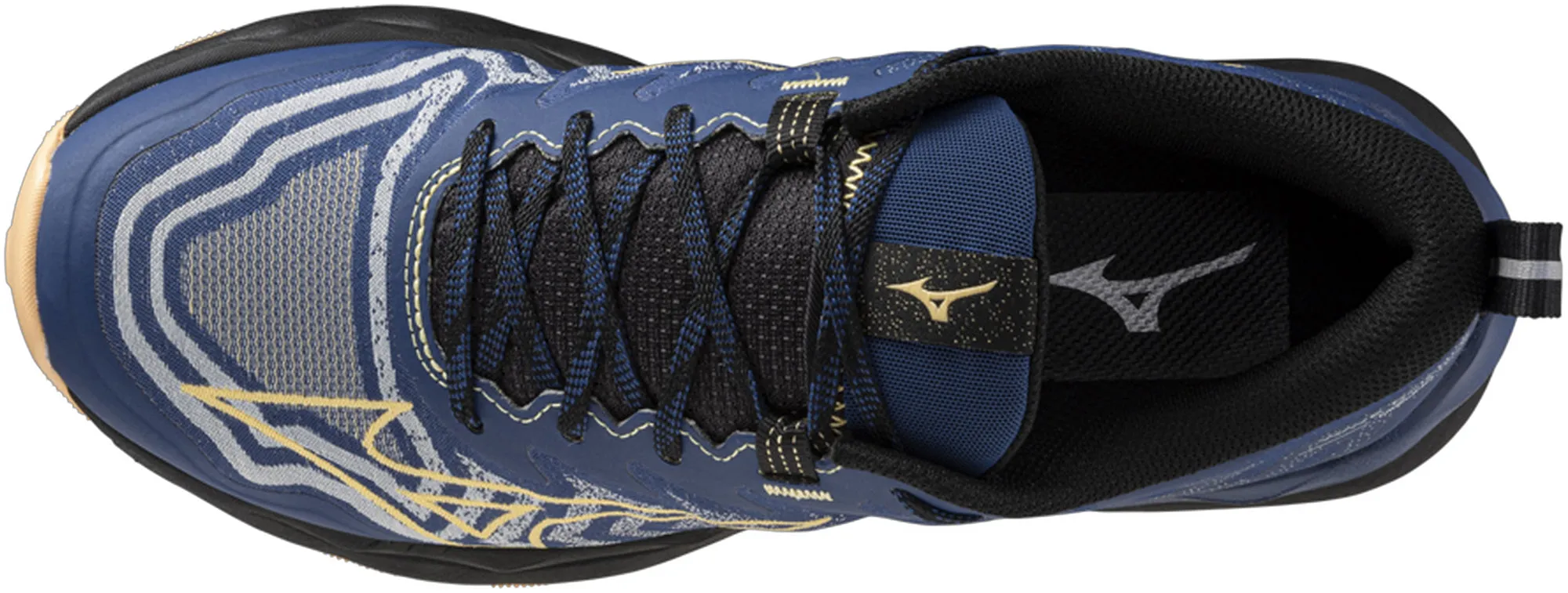 Mizuno Wave Daichi 8 Womens Trail Running Shoes - Blue Heel Counter Stabilizer