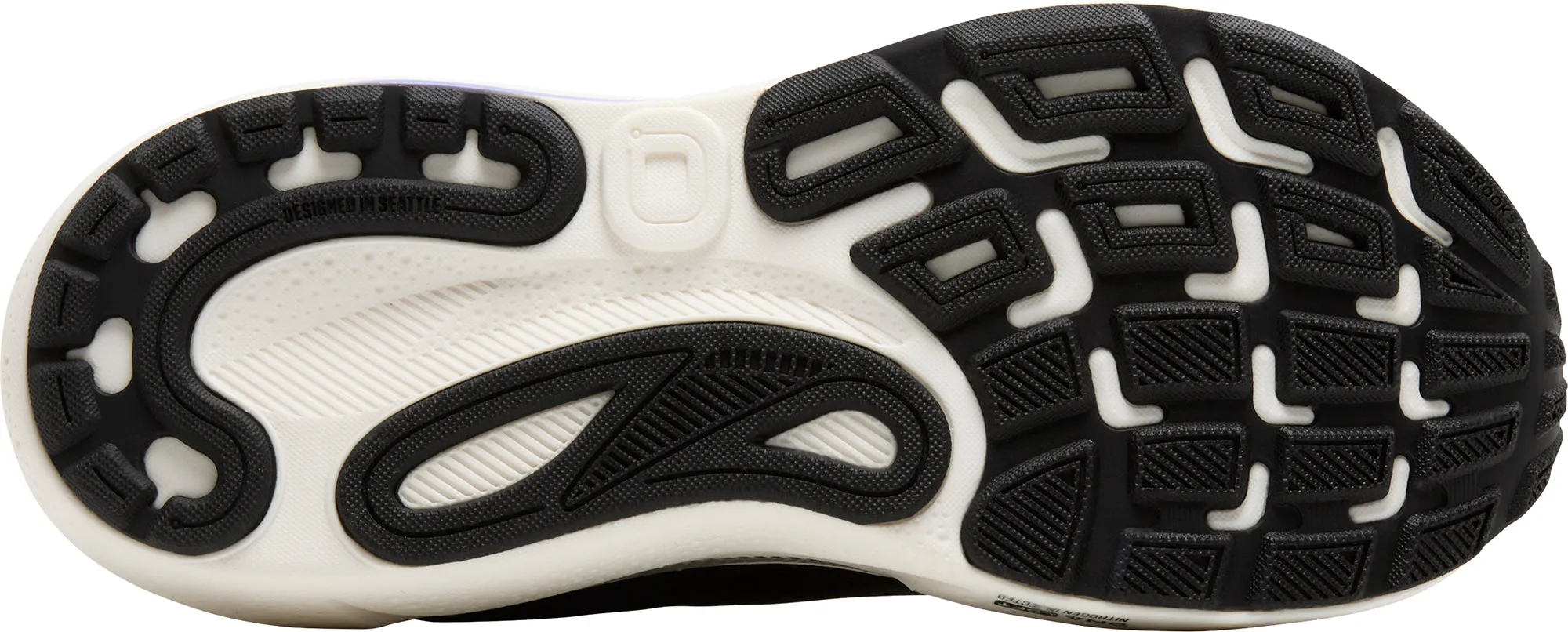 embroidered - finish - design shoes Brooks Adrenaline GTS 24 Womens Running Shoes - Black