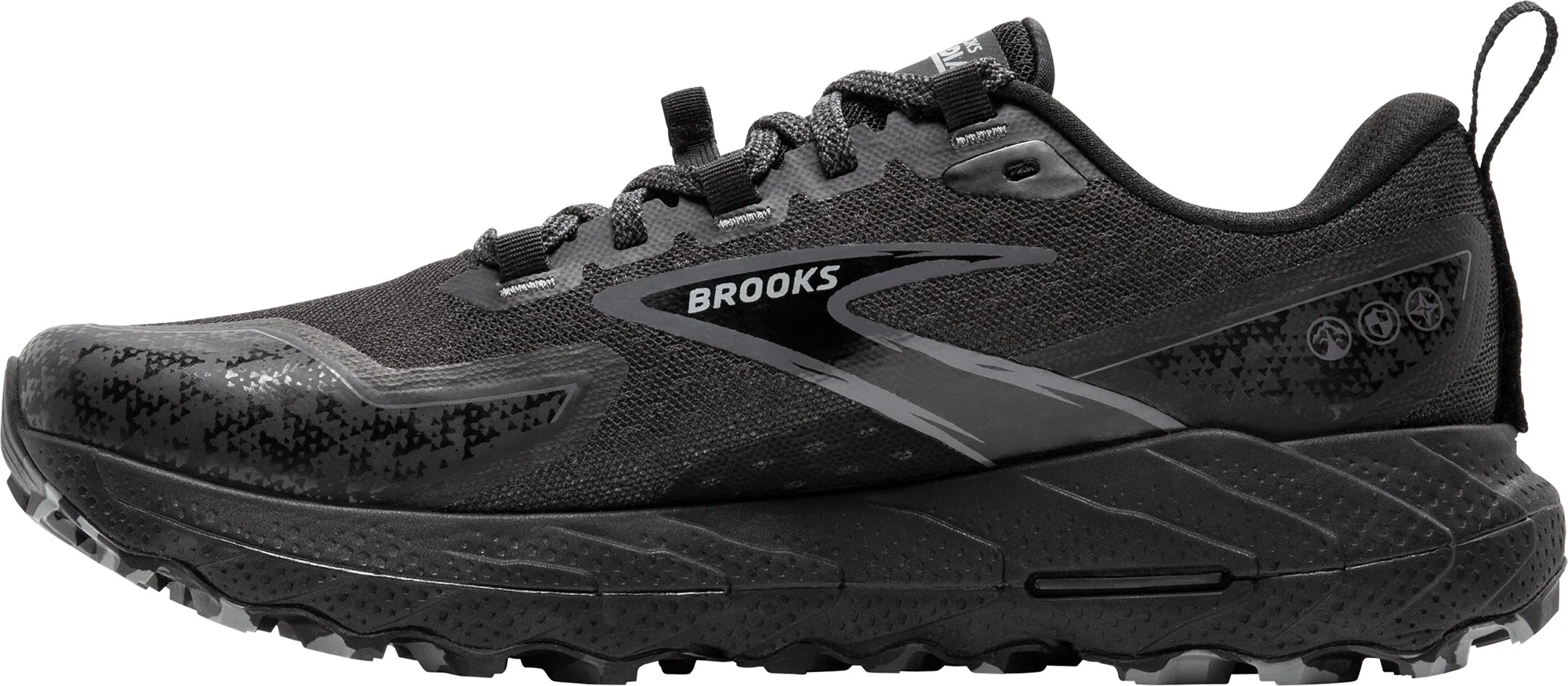 Brooks Cascadia 18 Womens Trail Running Shoes - Black Ventilated Upper Design