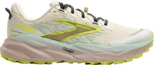 buckle - fastener running gear Brooks Cascadia 19 Womens Trail Running Shoes - Cream