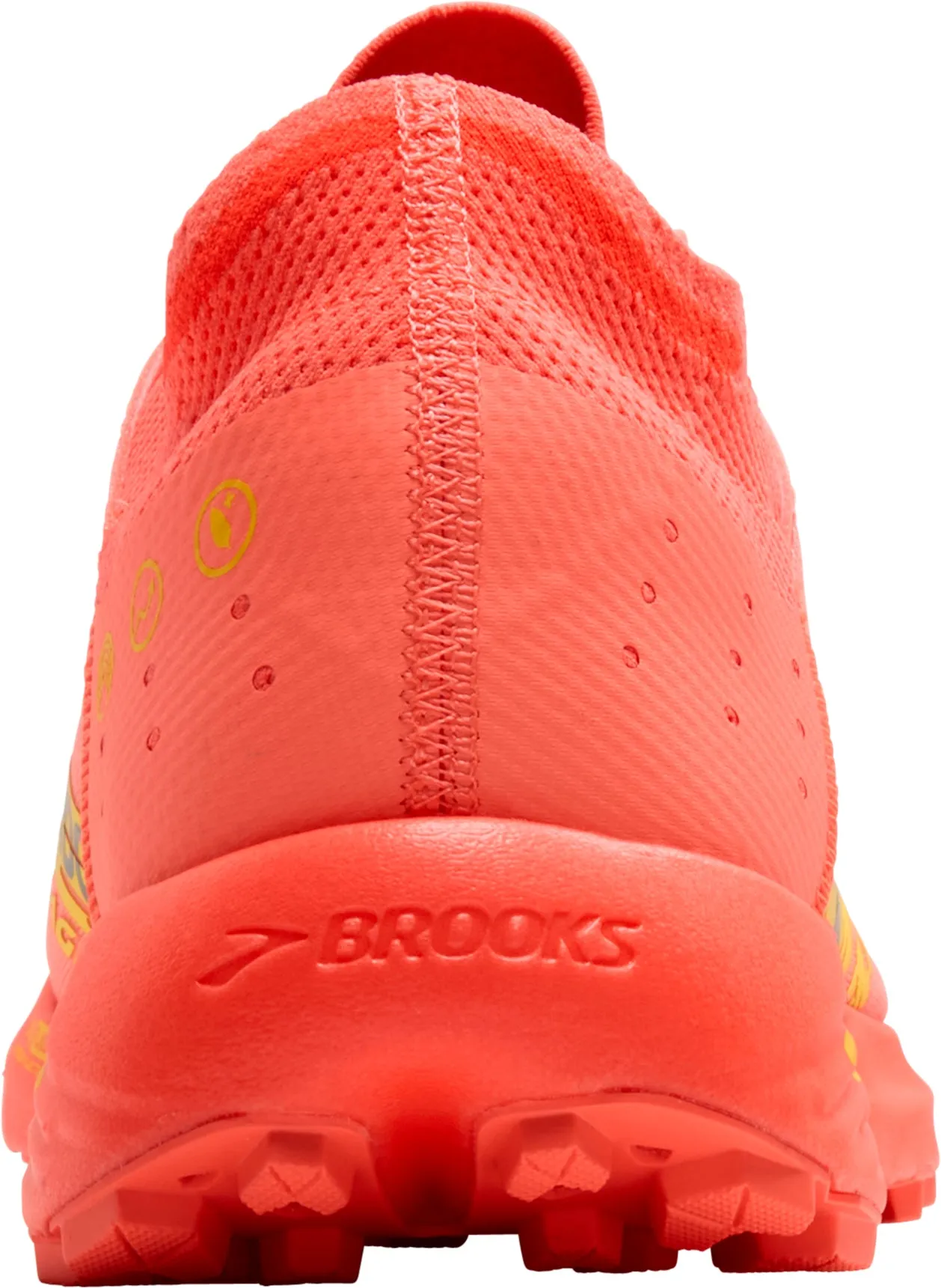 Traction Sole Blister Prevention Lining Brooks Catamount Agil Trail Running Shoes - Orange