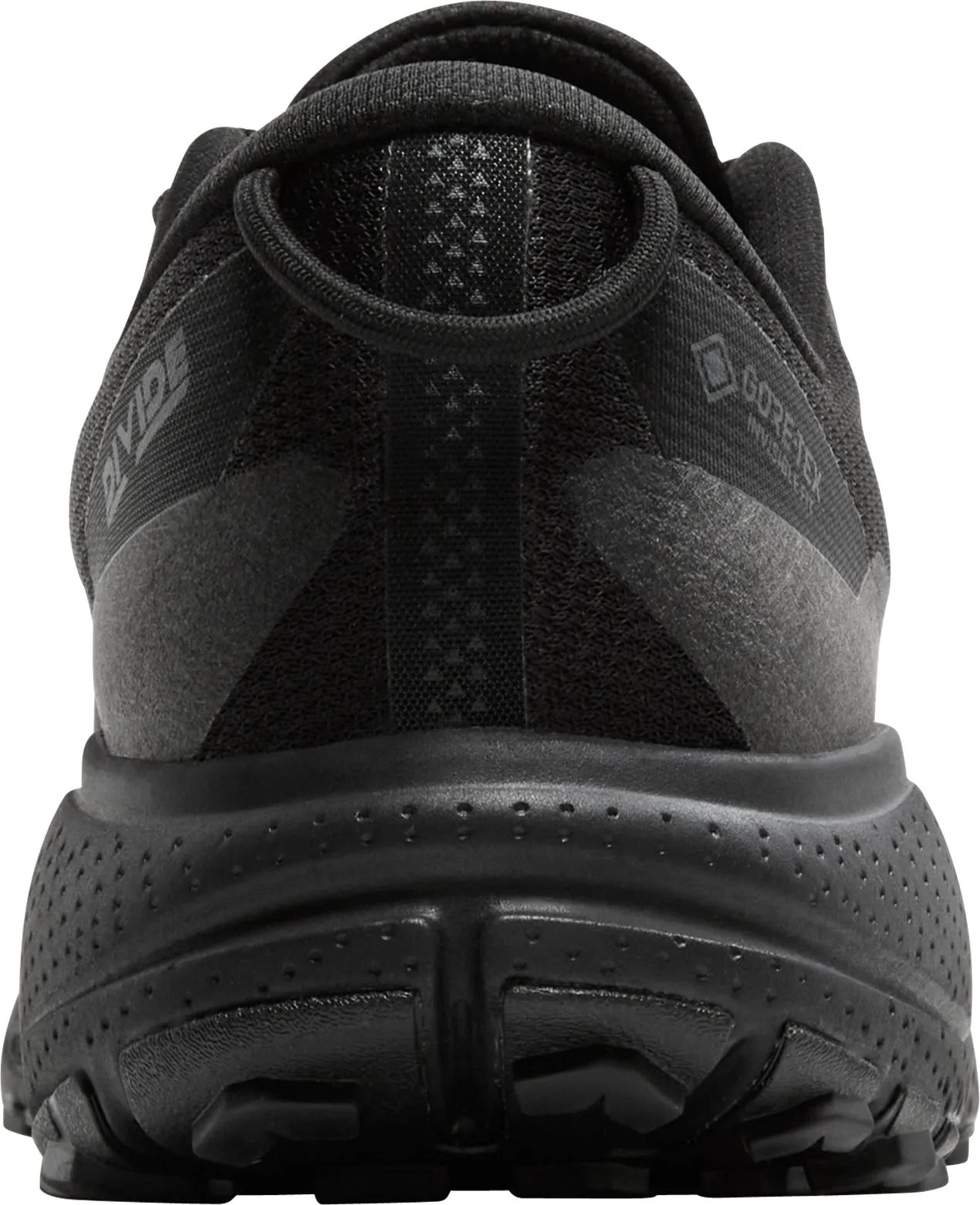 Brooks Divide 6 GORE-TEX Womens Trail Running Shoes - Black Padded Ankle Cuff Adaptive Fit Lacing