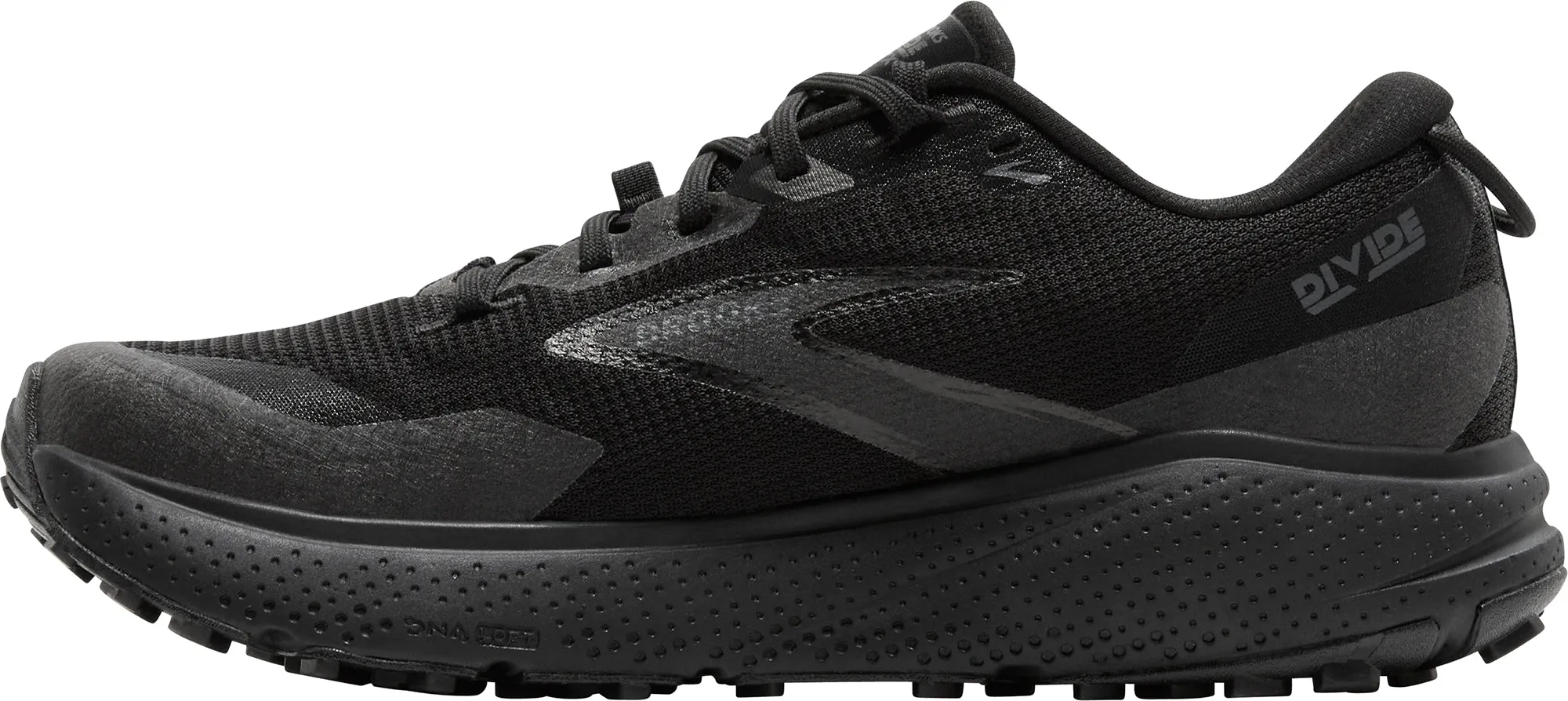 Brooks Divide 6 GORE-TEX Womens Trail Running Shoes - Black Long Wear Comfort