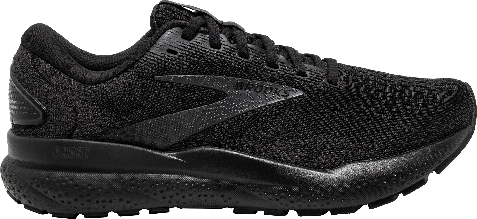 Brooks Ghost 16 NARROW FIT Womens Running Shoes - Black running balance training