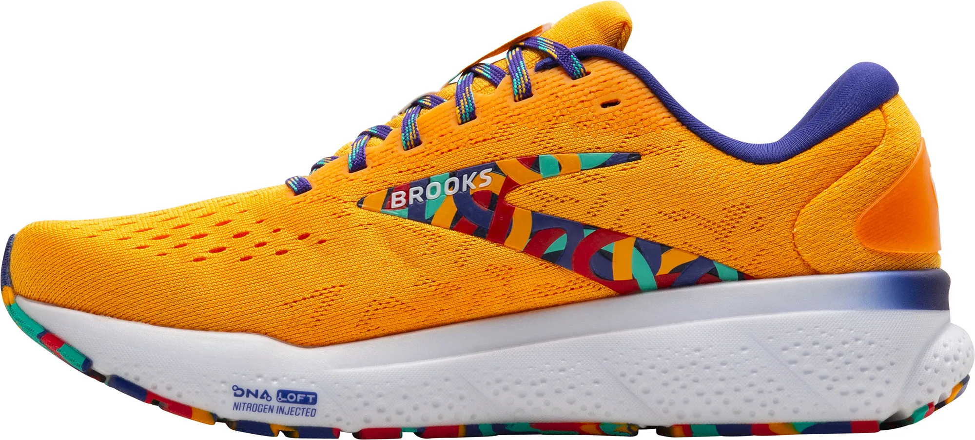 Brooks Ghost 16 Womens Running Shoes - Orange running on snow shoes