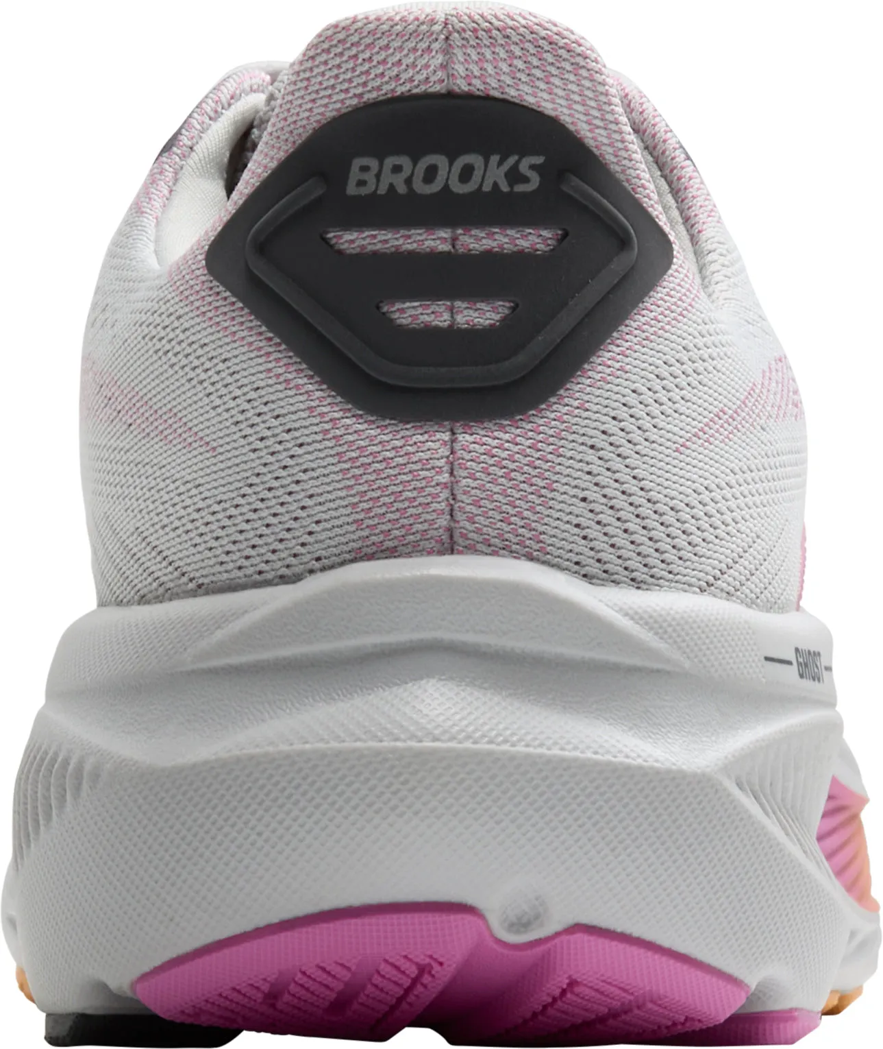 Hyperbolic Lockdown Strap Brooks Ghost 17 Womens Running Shoes - Grey