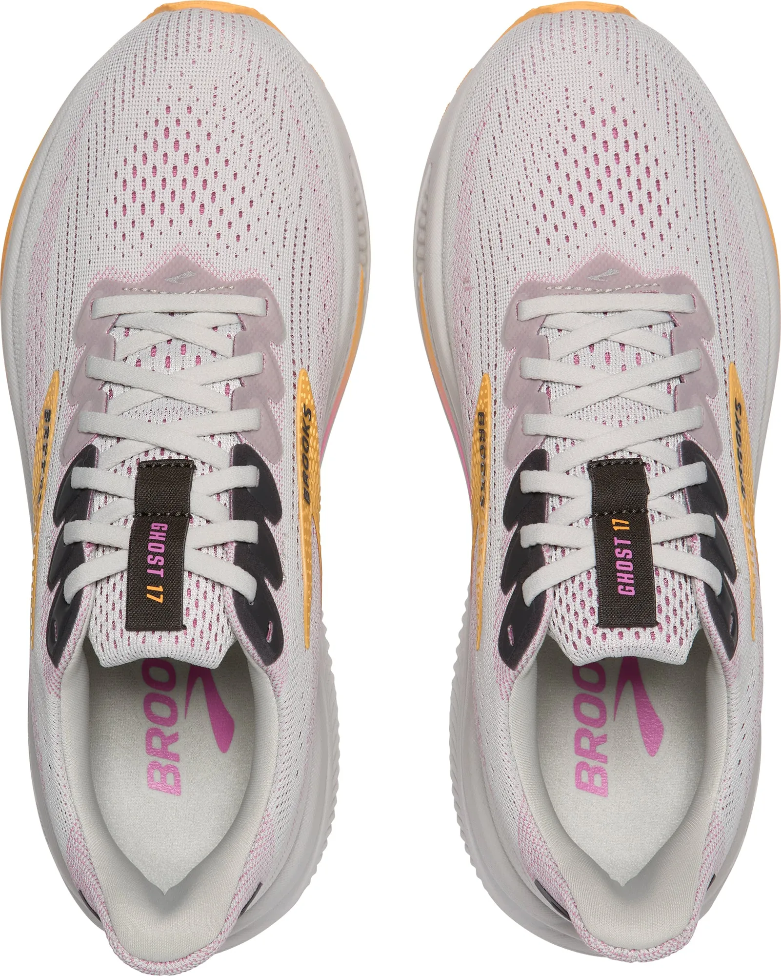 action - themed running wear Brooks Ghost 17 Womens Running Shoes - Grey