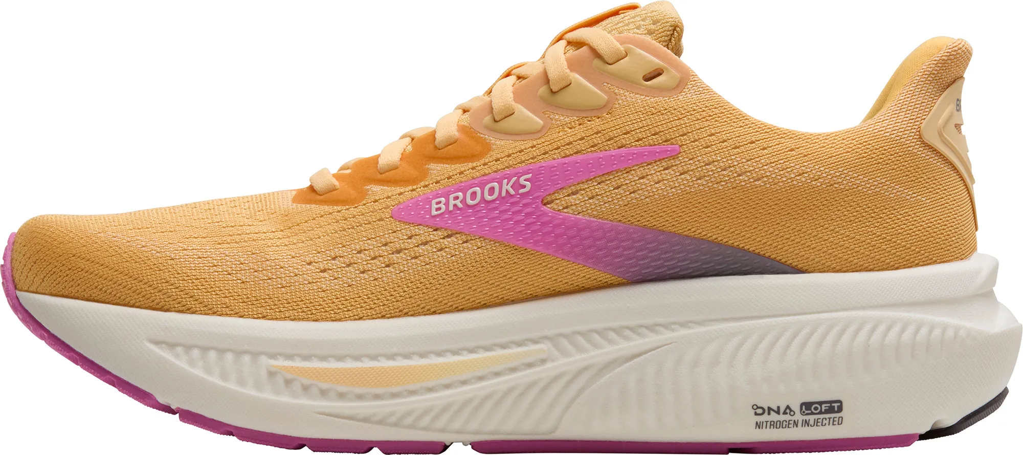 Brooks Ghost 17 Womens Running Shoes - Orange running in a desert area color - green