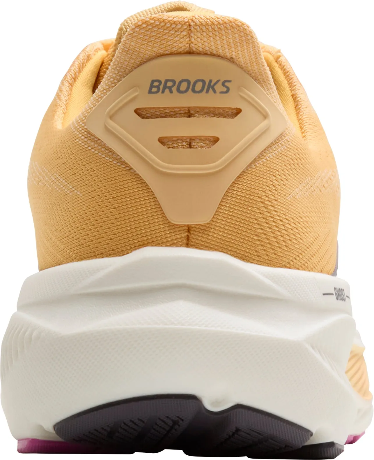antifungal shoes Precision Stitching Brooks Ghost 17 Womens Running Shoes - Orange
