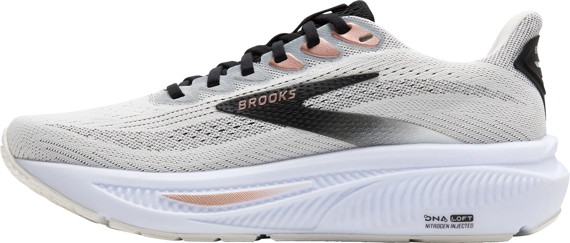 Responsive sole Brooks Ghost 17 Womens Running Shoes - White