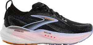 Golf running in a light rail station area shoes Brooks Glycerin GTS 22 Womens Running Shoes - Black