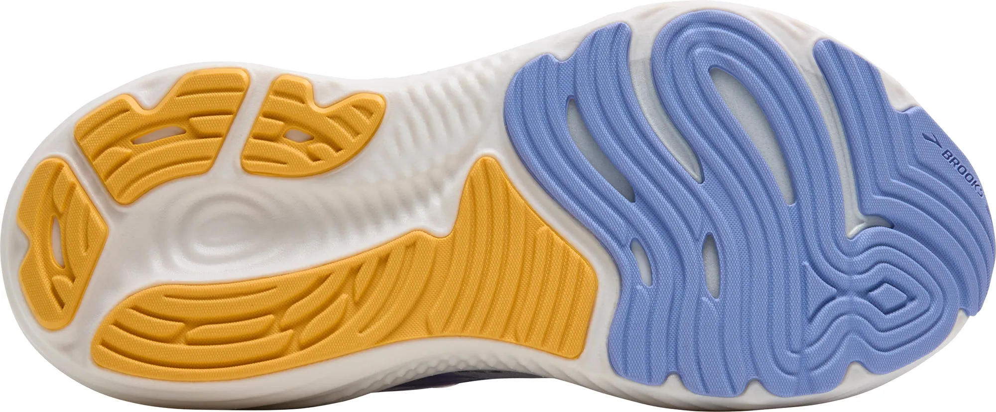 Triple Density Outsole Brooks Glycerin GTS 22 Womens Running Shoes - White