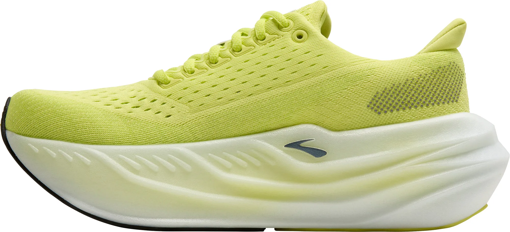 Brooks Glycerin Max Womens Running Shoes - Green recreational runner running in cities