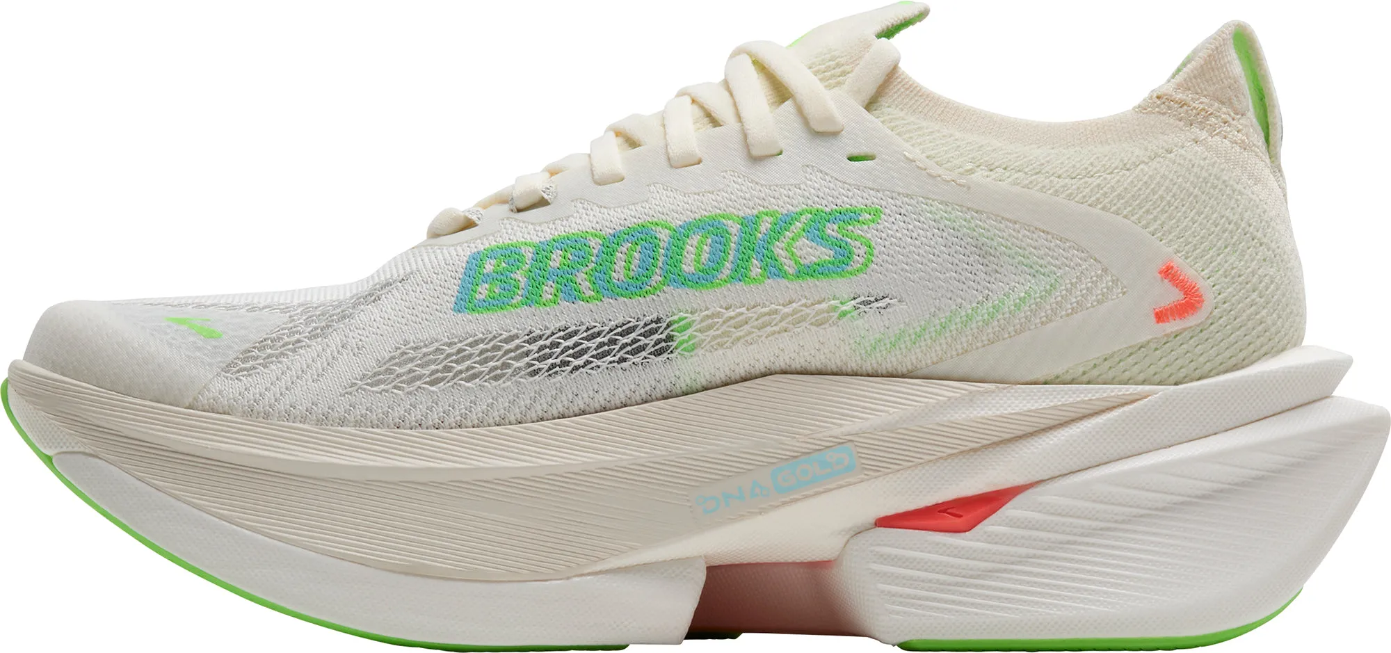 Anti Static Materials Brooks Hyperion Max 3 Womens Running Shoes - Cream