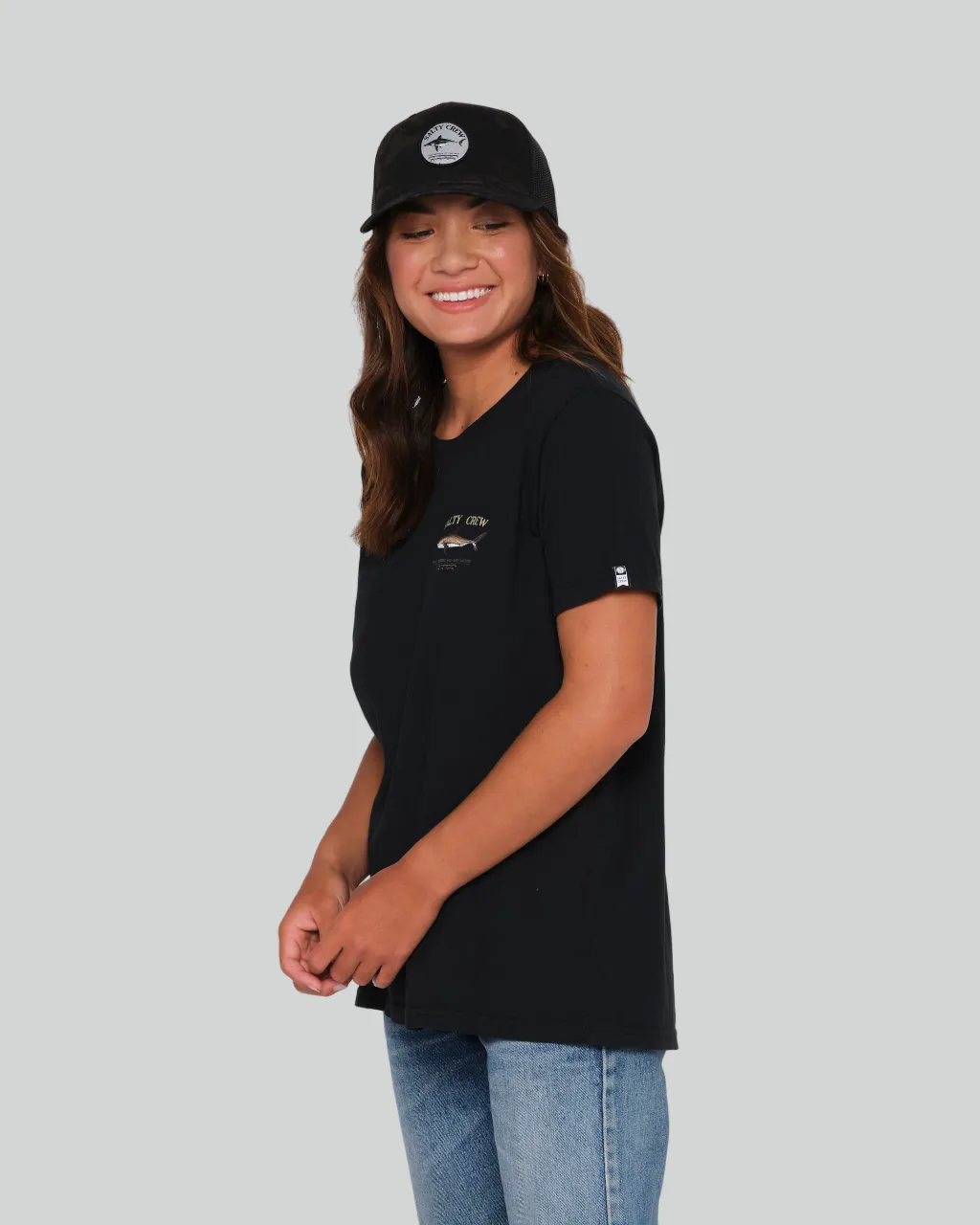 Bruce Boyfriend Tee - Black Gym workout