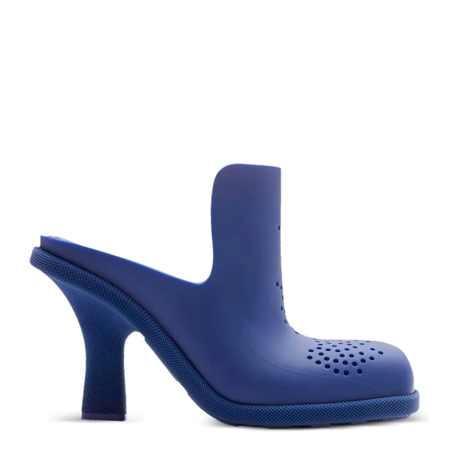 Burberry Highland Rubber Mules Flexible Design