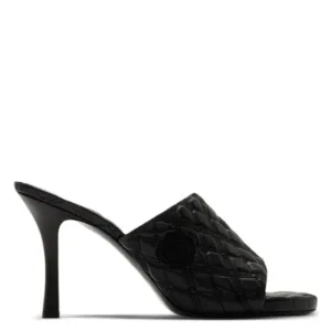 Burberry Quilted Slip-On Lambskin Mules Sleek Shoes