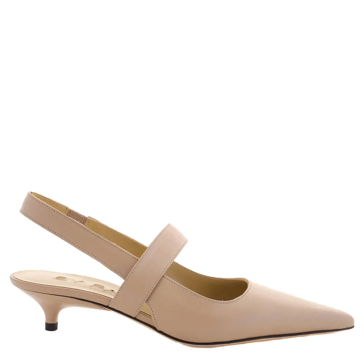 By Far Shirley Nappa Pointed-Toe Pumps Peep Toe Booties